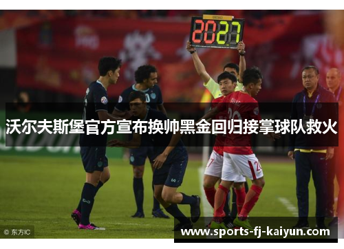 沃尔夫斯堡官方宣布换帅黑金回归接掌球队救火